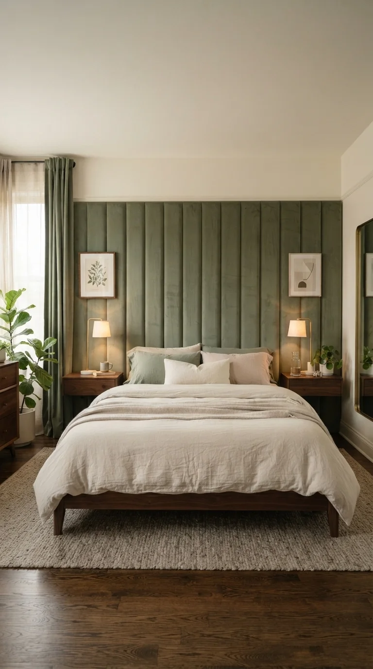 5. Integrated Wall-to-Wall Headboards