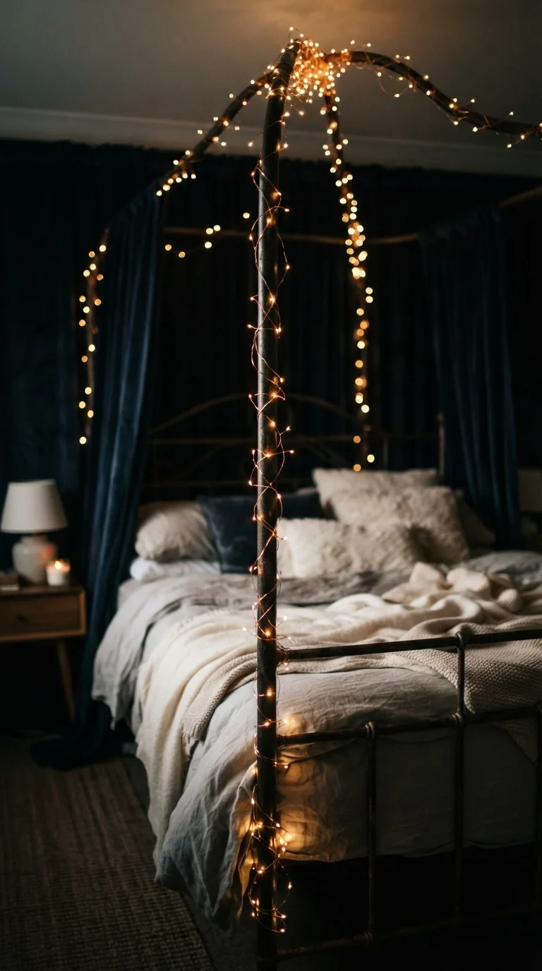 5. Layered Ambient Lighting with Fairy Lights