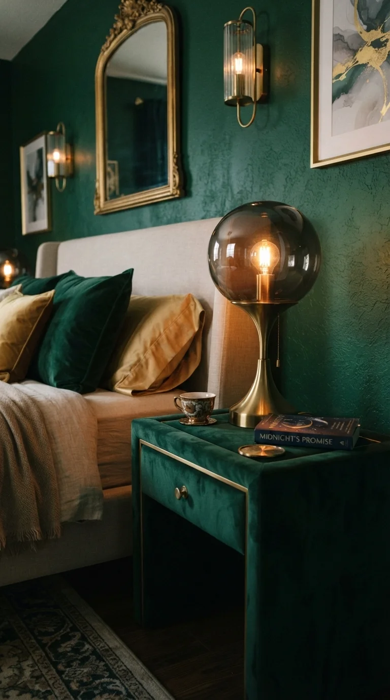 6. Art Deco Glass Globe Lamps
