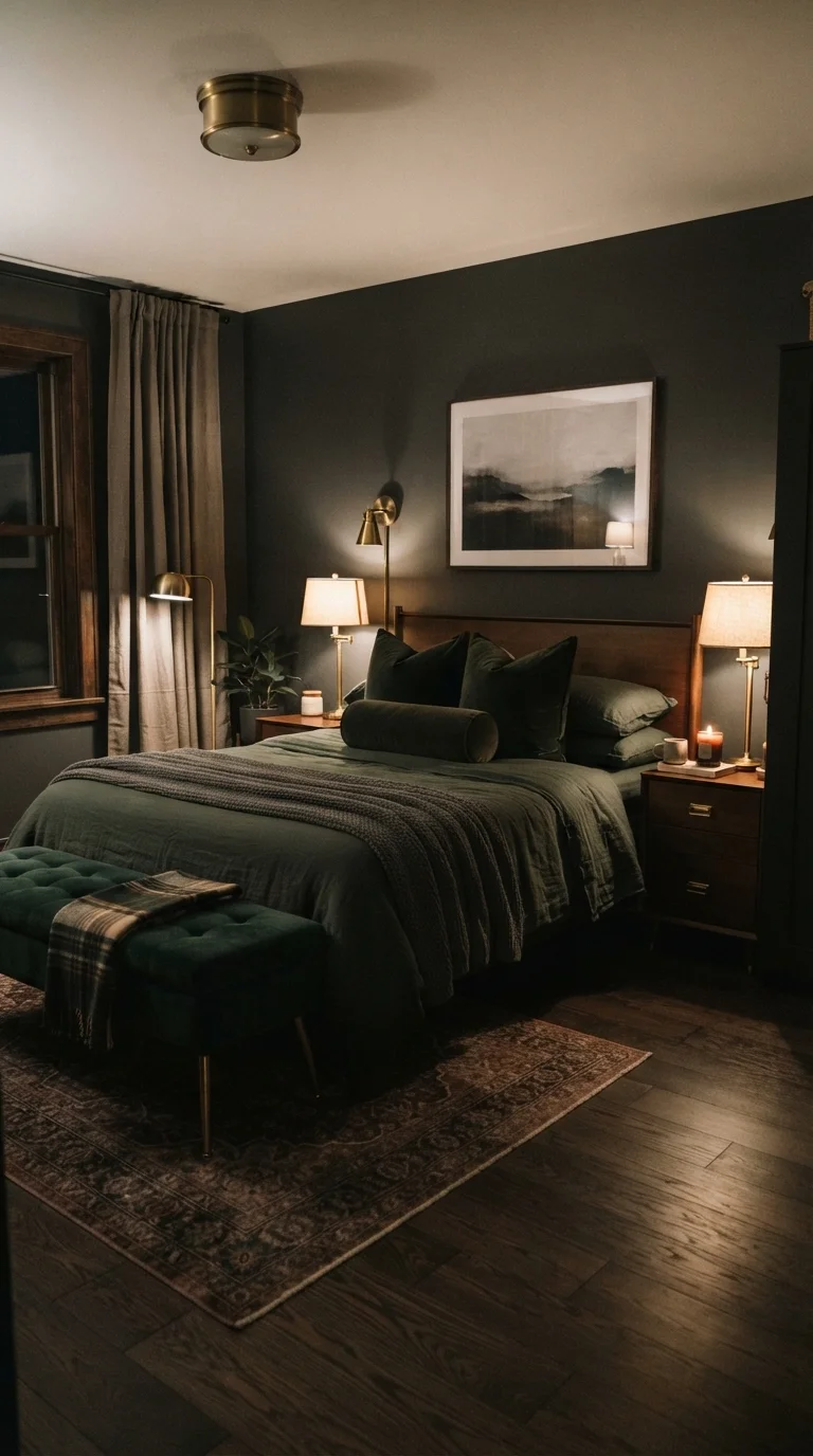 7. Deep Forest Green Accents