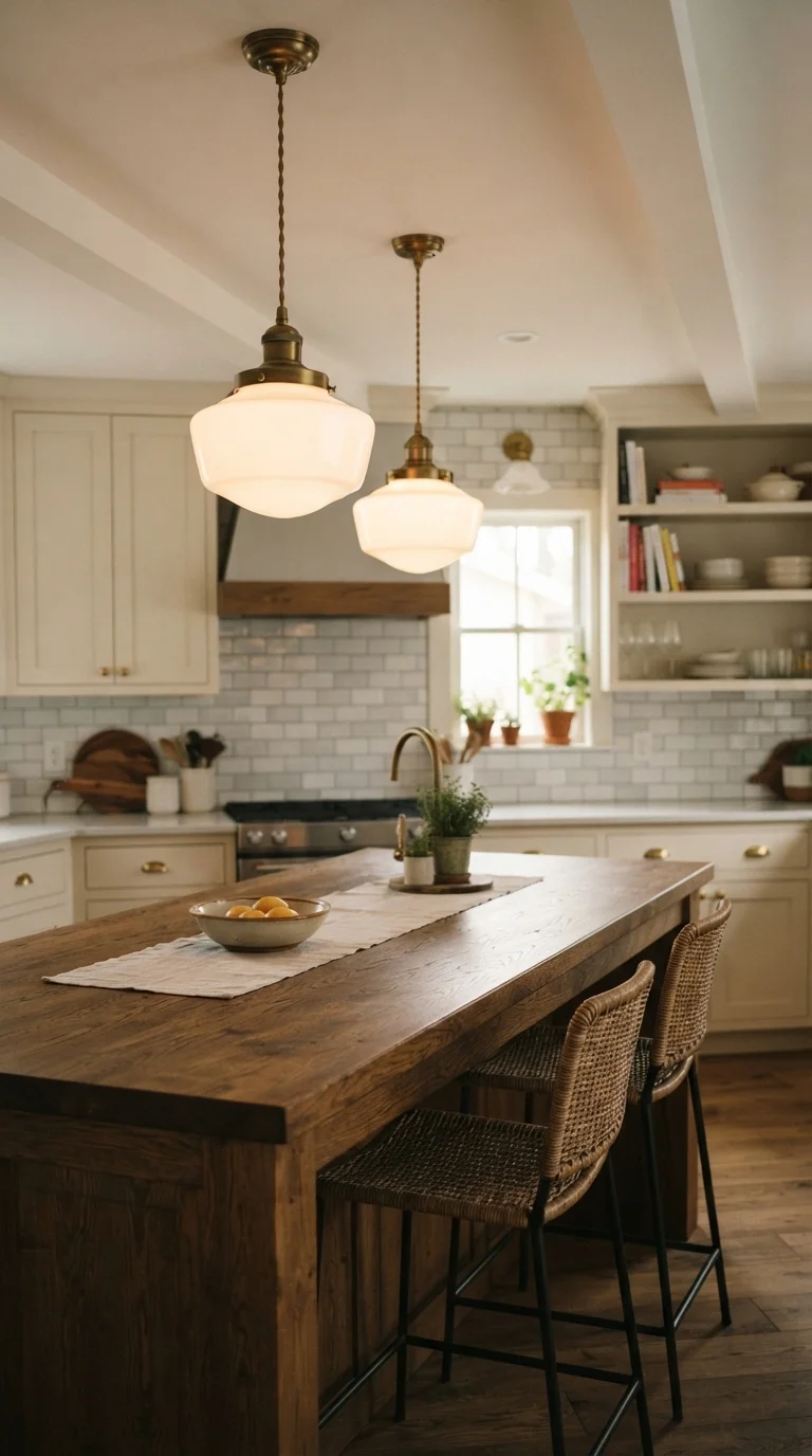 7. Vintage-Inspired Lighting Pendants