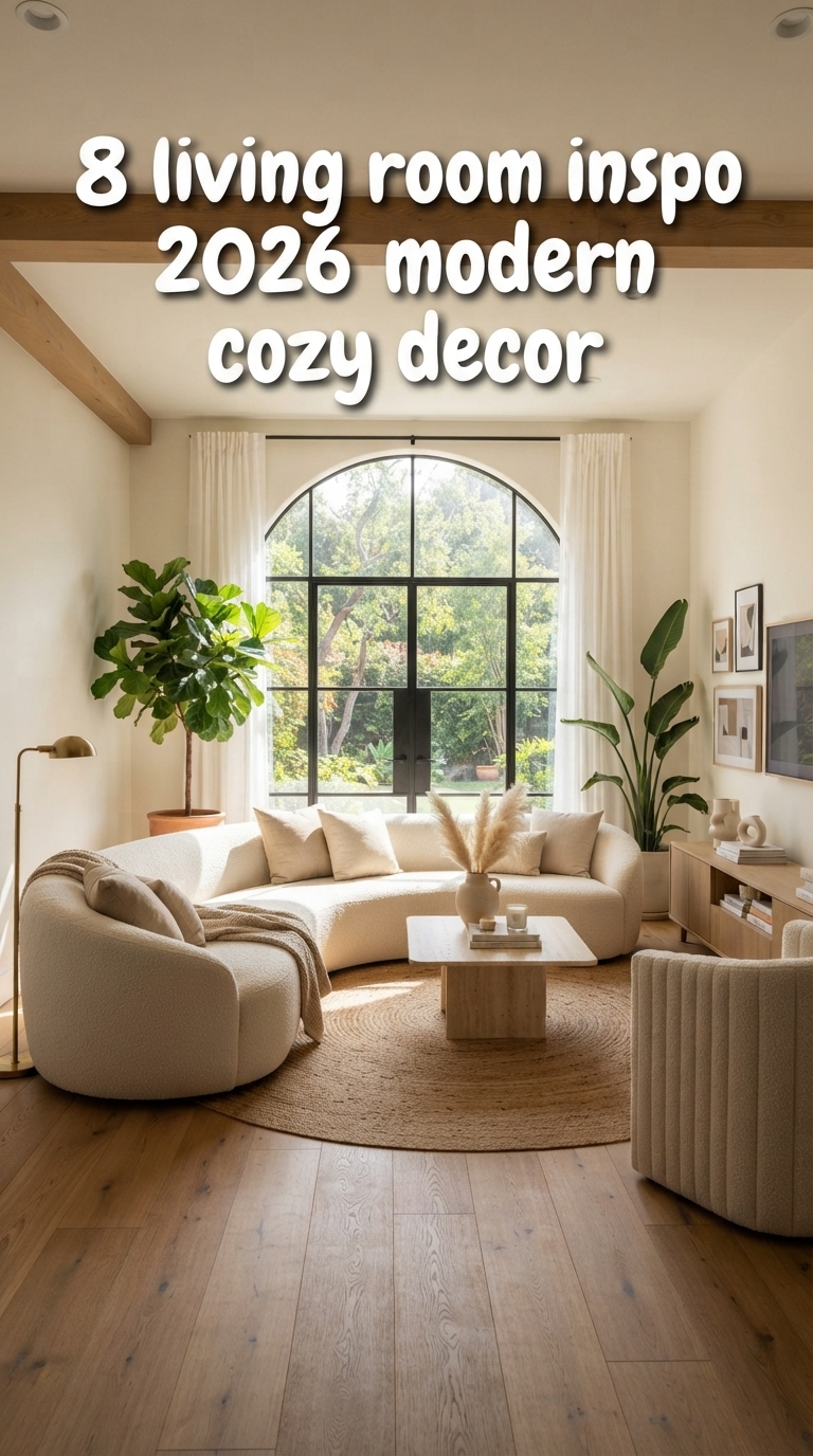 8 living room inspo 2026 modern cozy decor
