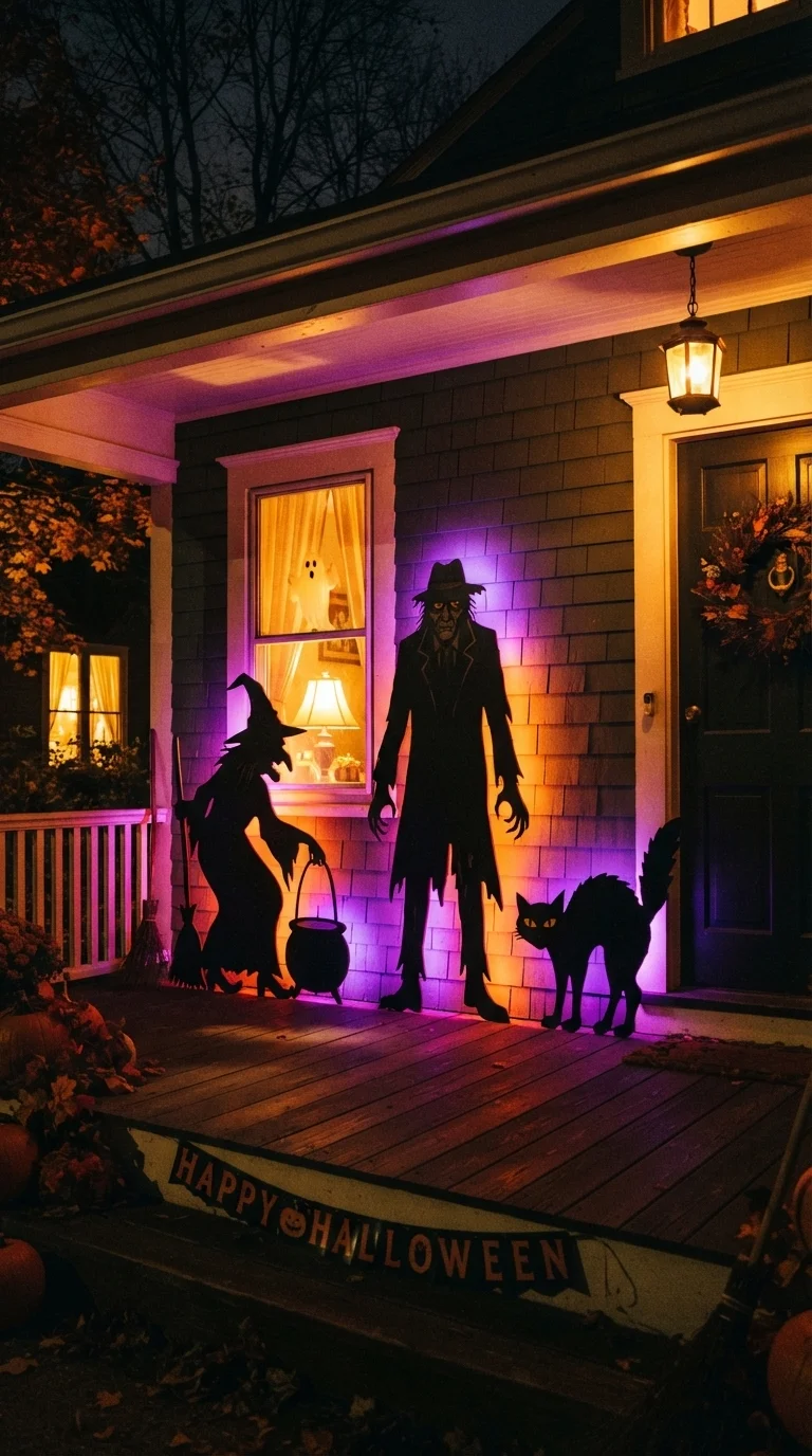 8. Eerie Shadow Silhouette Boards