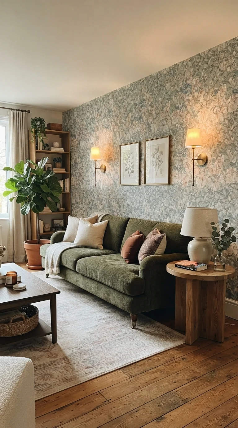 9 wall art for living room ideas 2026 paint designs creative 8. Statement Wallpaper Accents