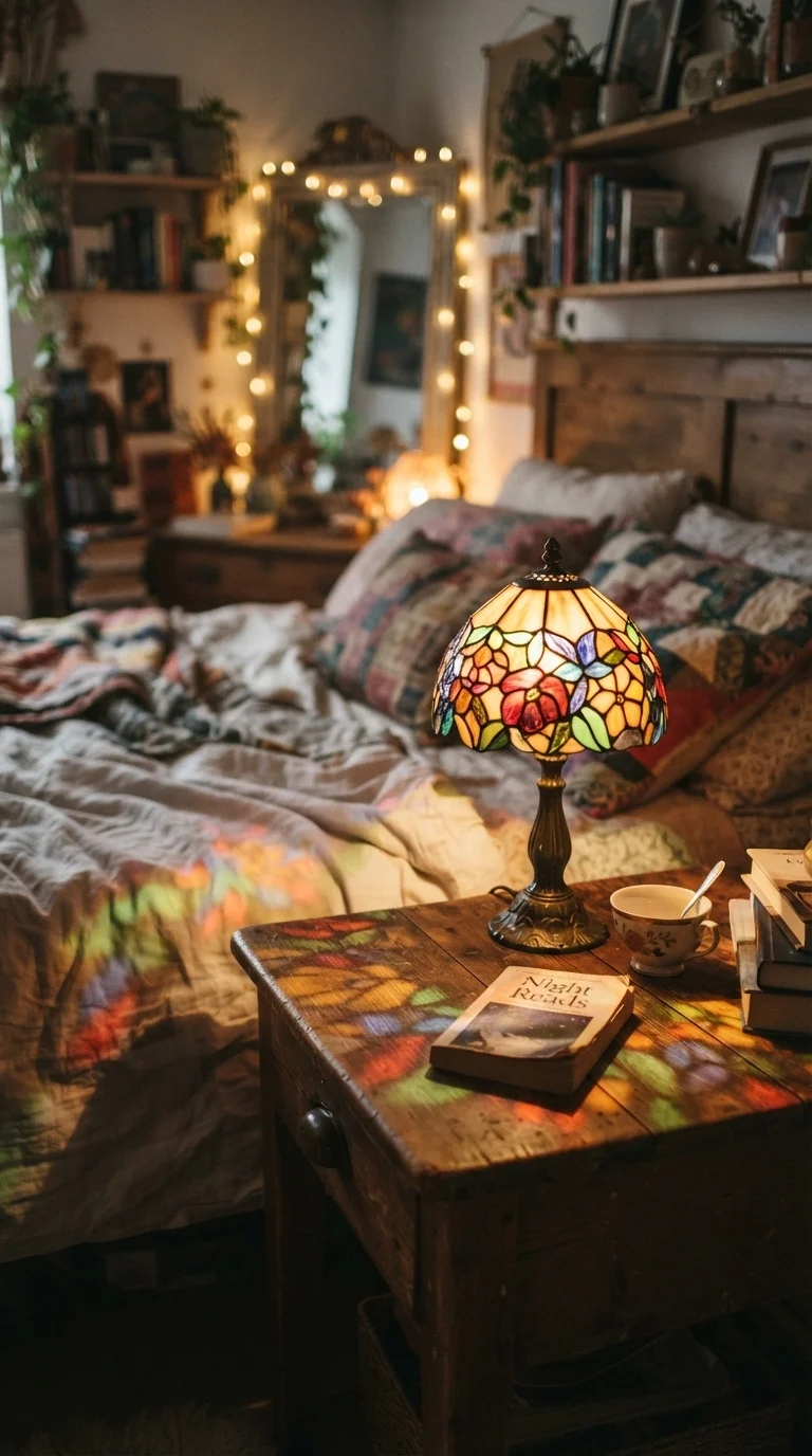 9. Colorful Stained Glass Accents