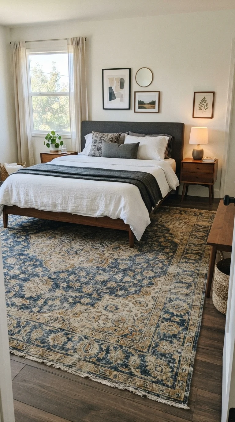 9. Vintage-Inspired Area Rugs