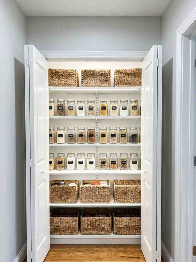 Hallway closet converted pantry 202607101816 1