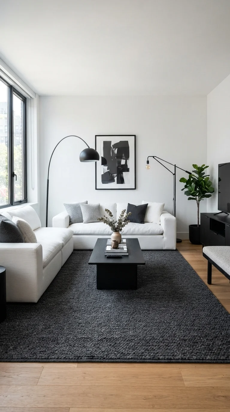 1. High-Contrast Monochrome Layers