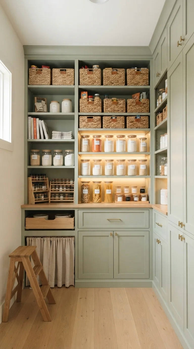 1. Install Floor-to-Ceiling Custom Cabinetry