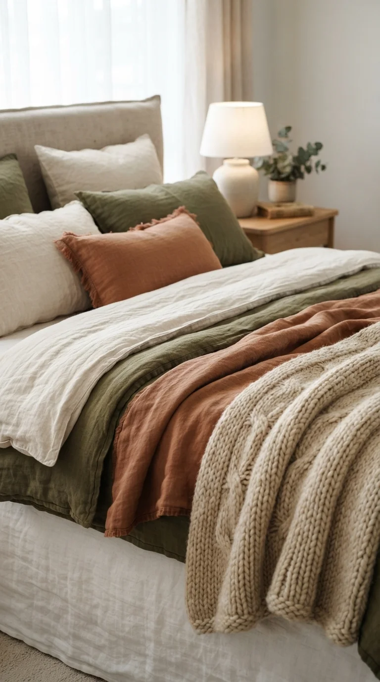 1. Layered Earth-Tone Bedding