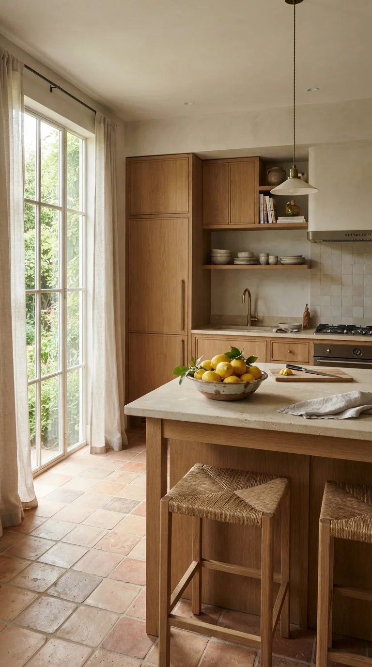 1. Organic Modernism with Earthy Tones
