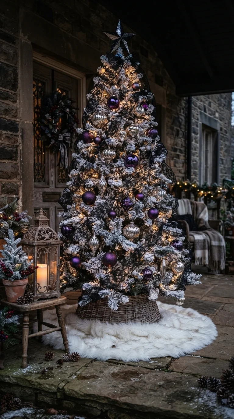 1. The Midnight Gothic Glam Tree
