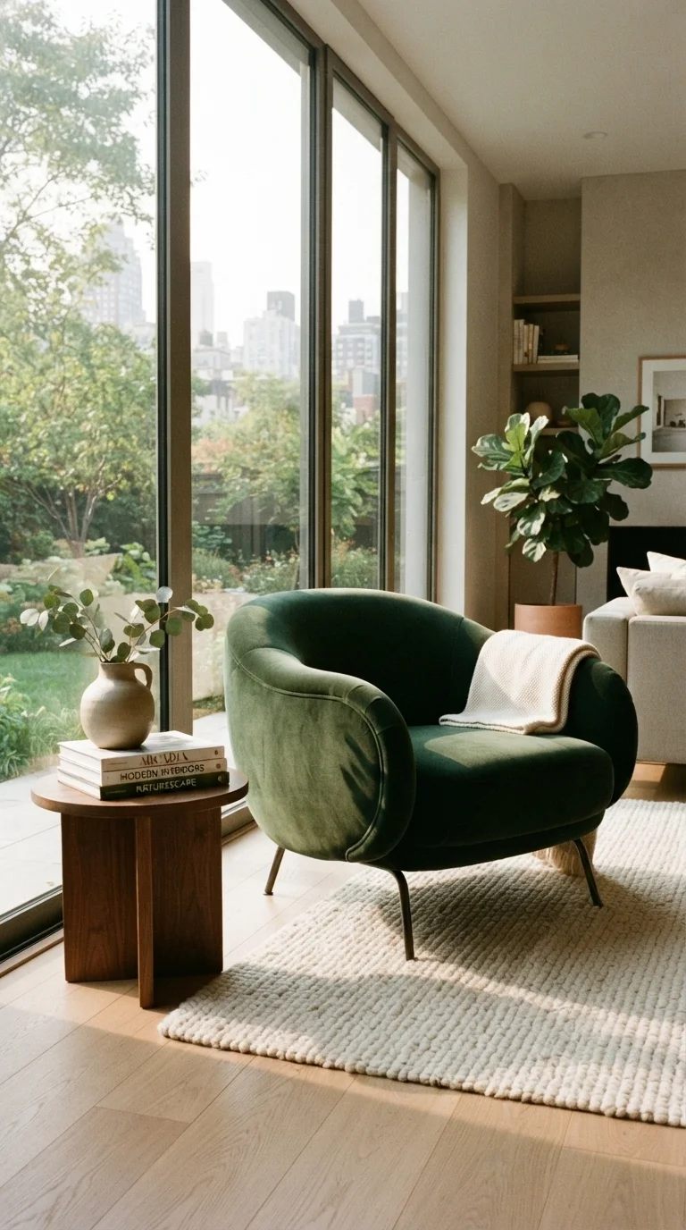 10 Accent Chairs For Living Room 2026 Layout 1. The Sculptural Statement Piece