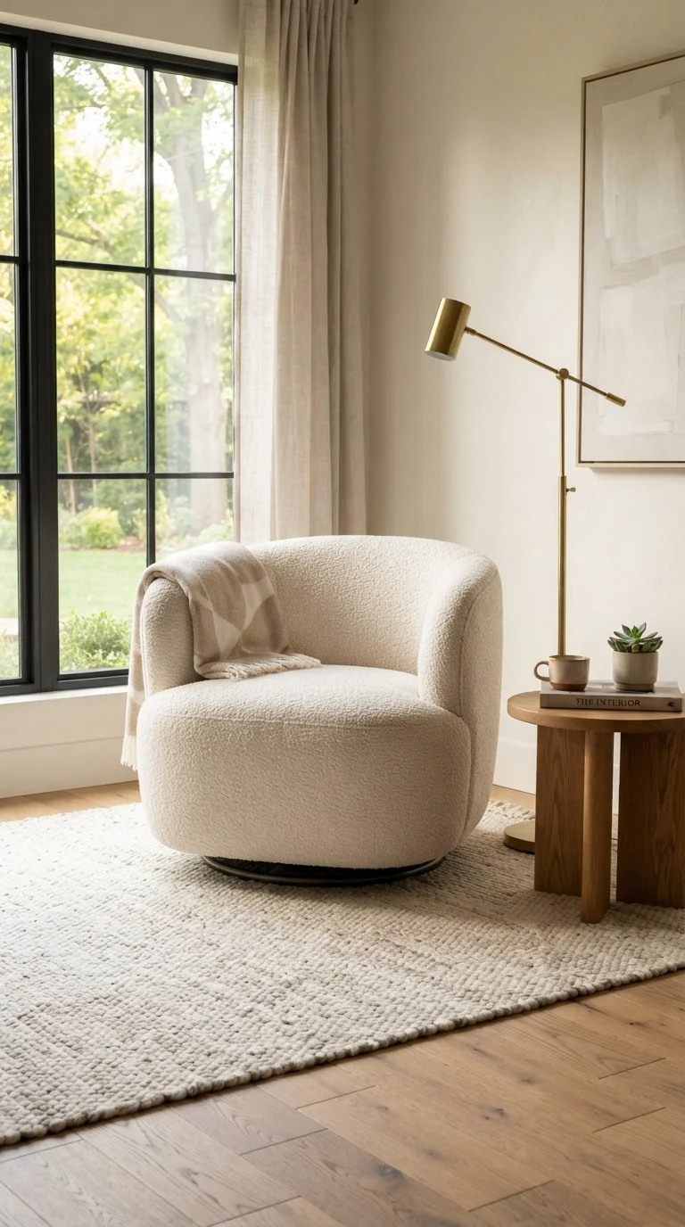1. The Sculptural Swivel Chair