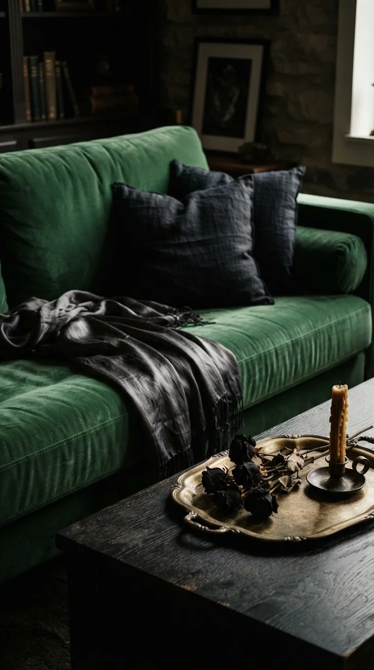 1. Velvet and Silk Textile Layering