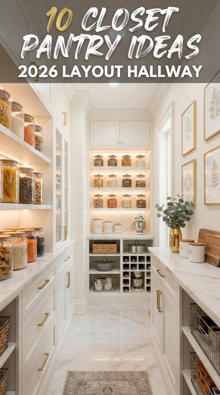 10 Closet Pantry Ideas 2026 Layout Hallway