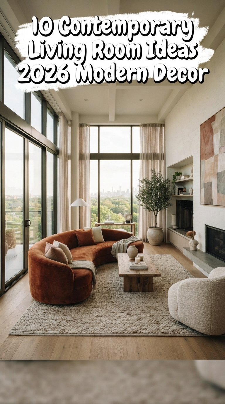 10 Contemporary Living Room Ideas 2026 Modern Decor