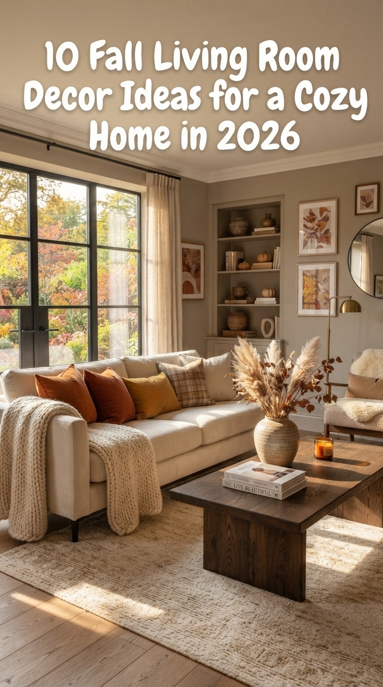 10 Fall Living Room Decor Ideas for a Cozy Home in 2026