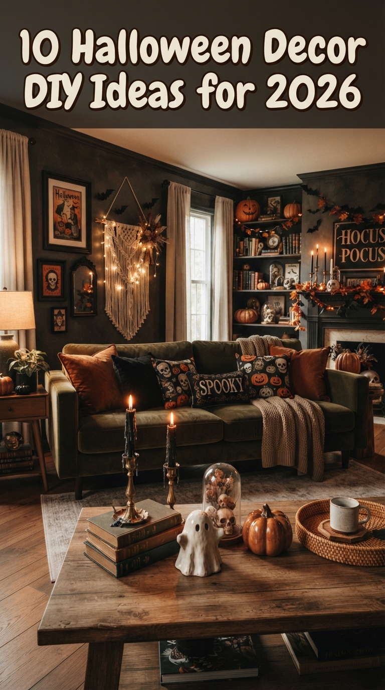 10 Halloween Decor DIY Ideas for 2026 Spooky Creative