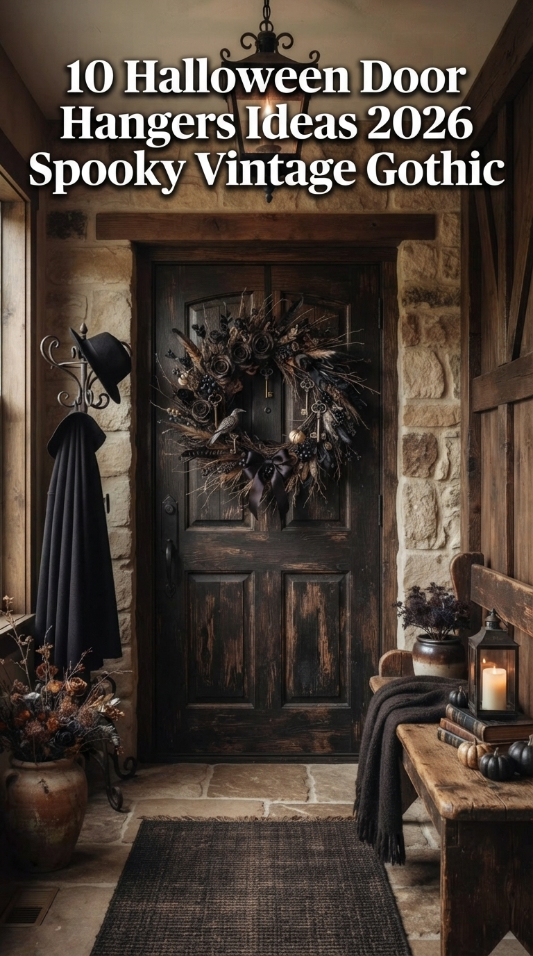 10 Halloween Door Hangers Ideas 2026 Spooky Vintage Gothic