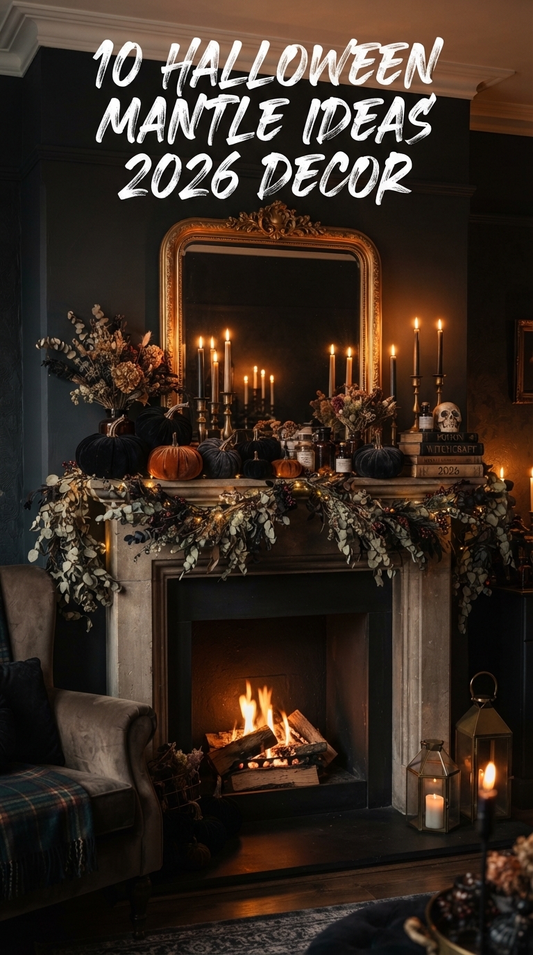 10 Halloween Mantle Ideas 2026 Decor