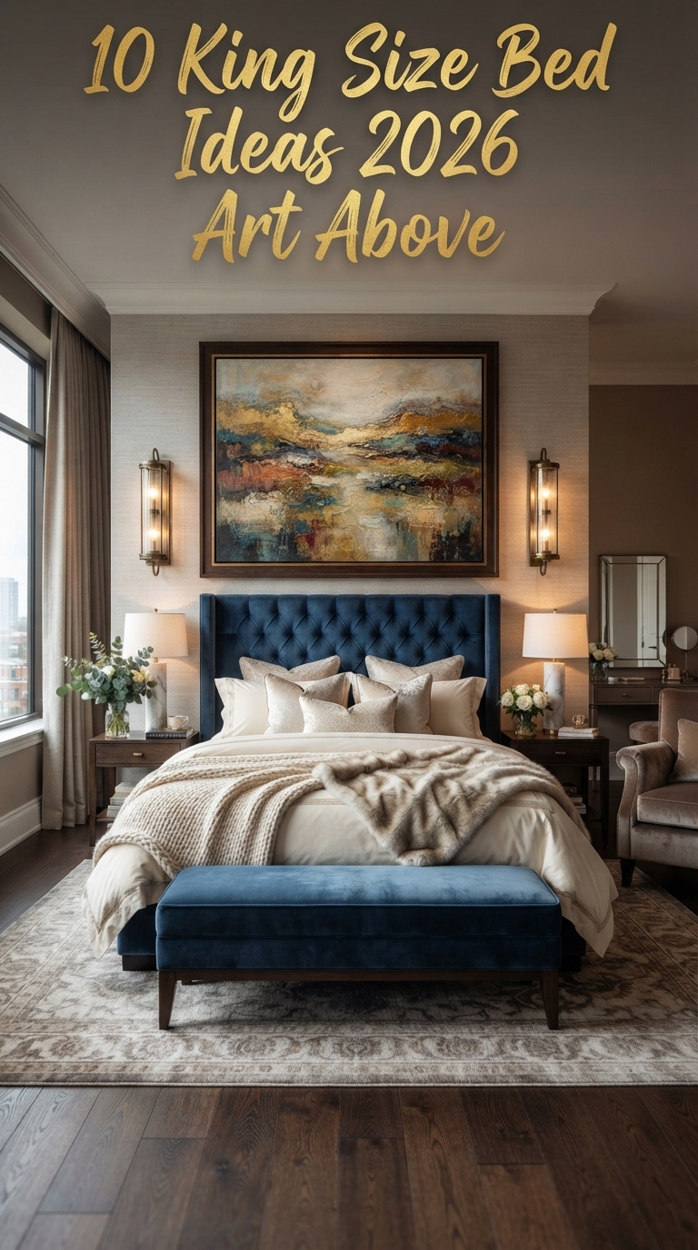 10 King Size Bed Ideas 2026 Art Above