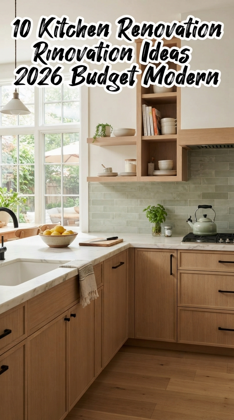 10 Kitchen Renovation Ideas 2026 Budget Modern