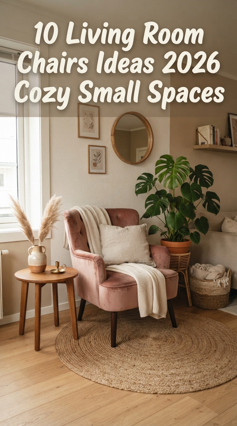10 Living Room Chairs Ideas 2026 Cozy Small Spaces