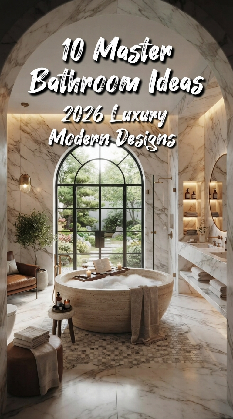 10 Master Bathroom Ideas 2026 Luxury Modern Designs