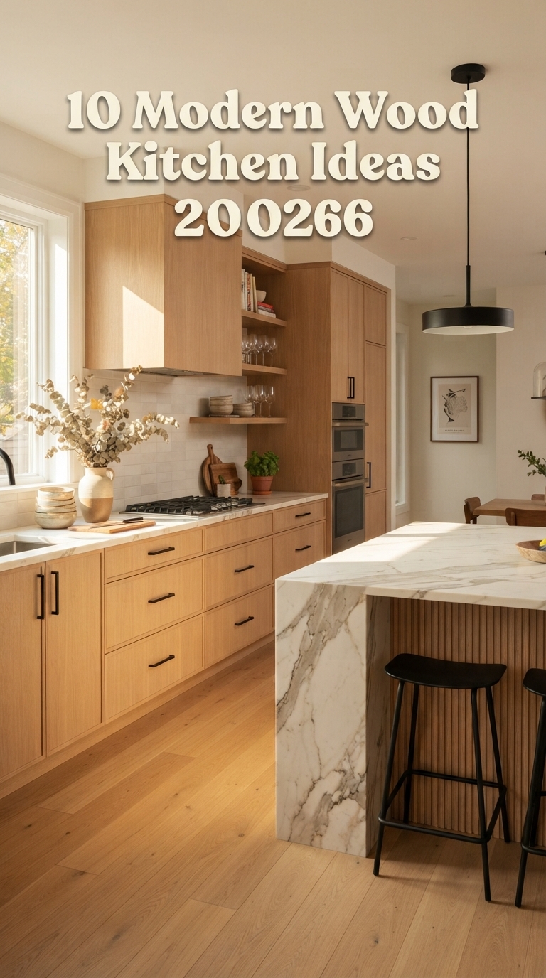 10 Modern Wood Kitchen Ideas 2026