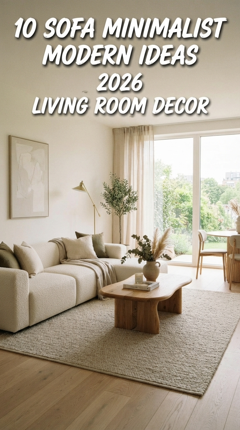 10 Sofa Minimalist Modern Ideas 2026 Living Room Decor