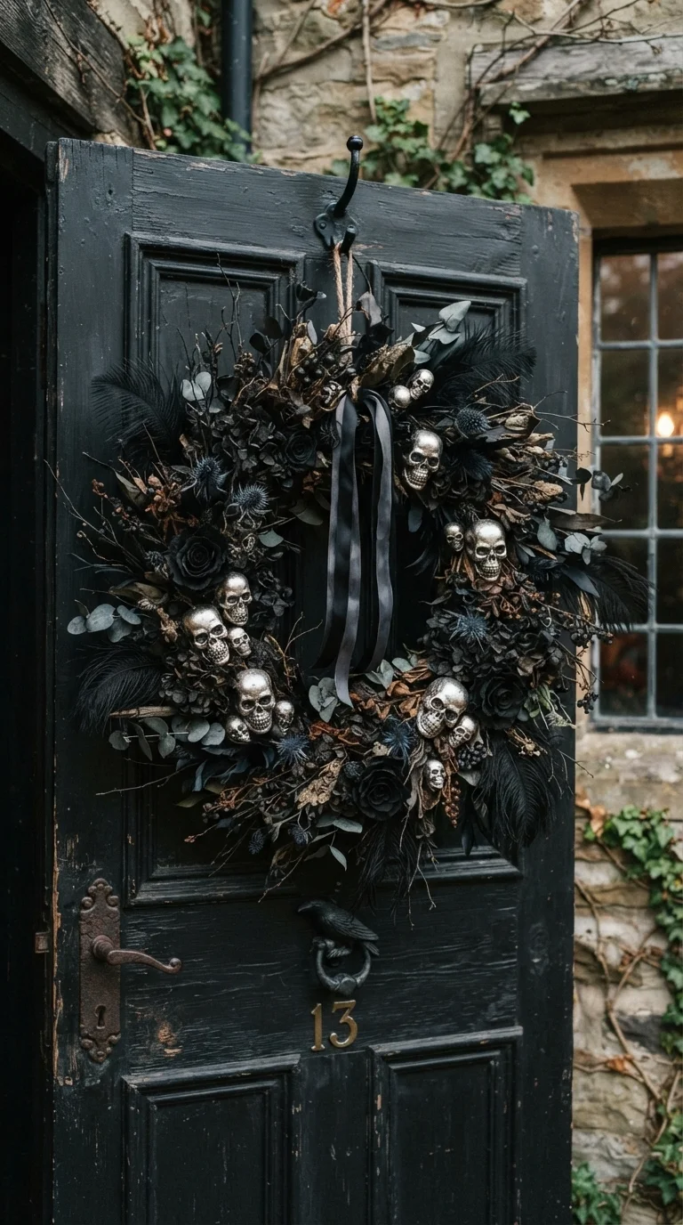 10. Dark and Moody Wreath Statements