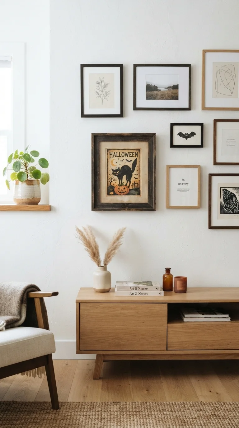 10. Framed Vintage Halloween Prints