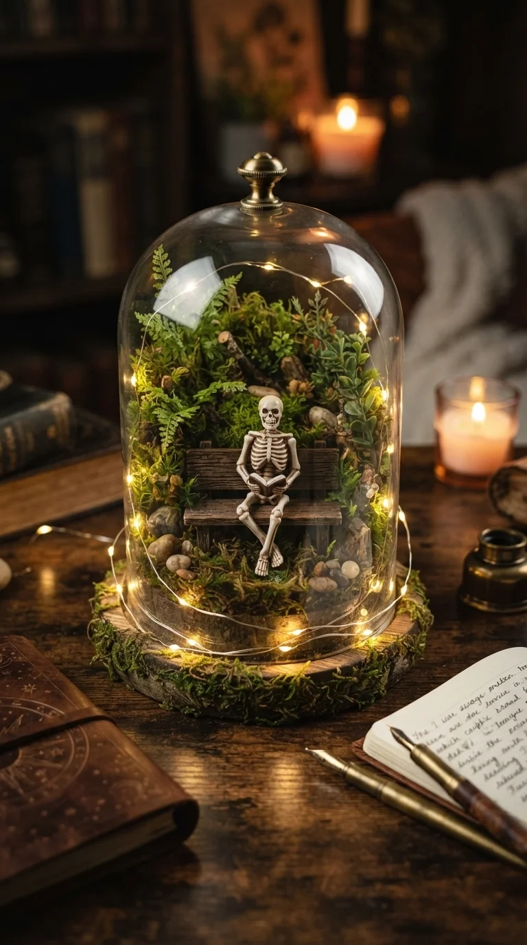 10. Illuminated Cloches and Terrariums
