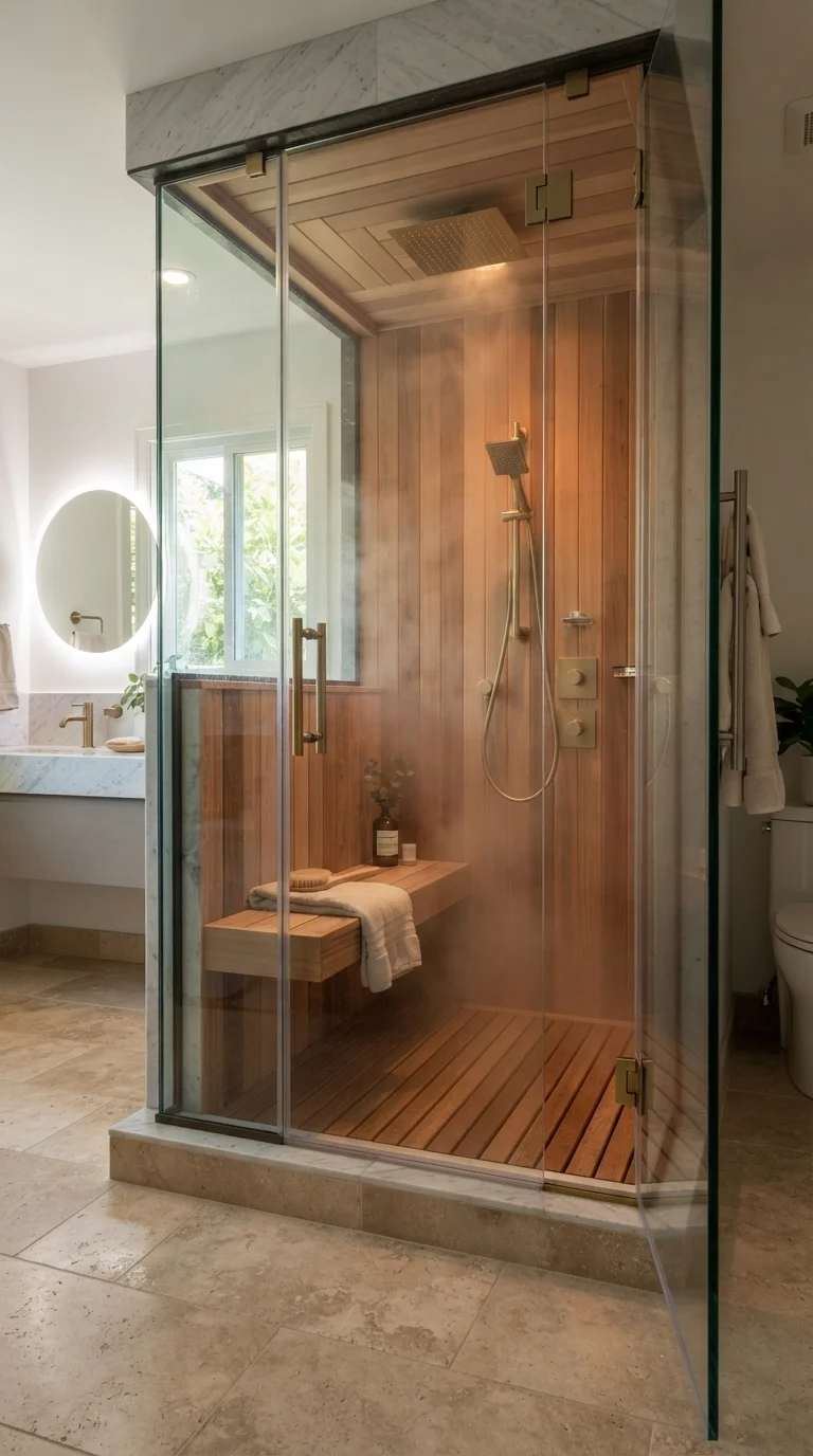 10. Spa-Inspired Sauna or Steam Room