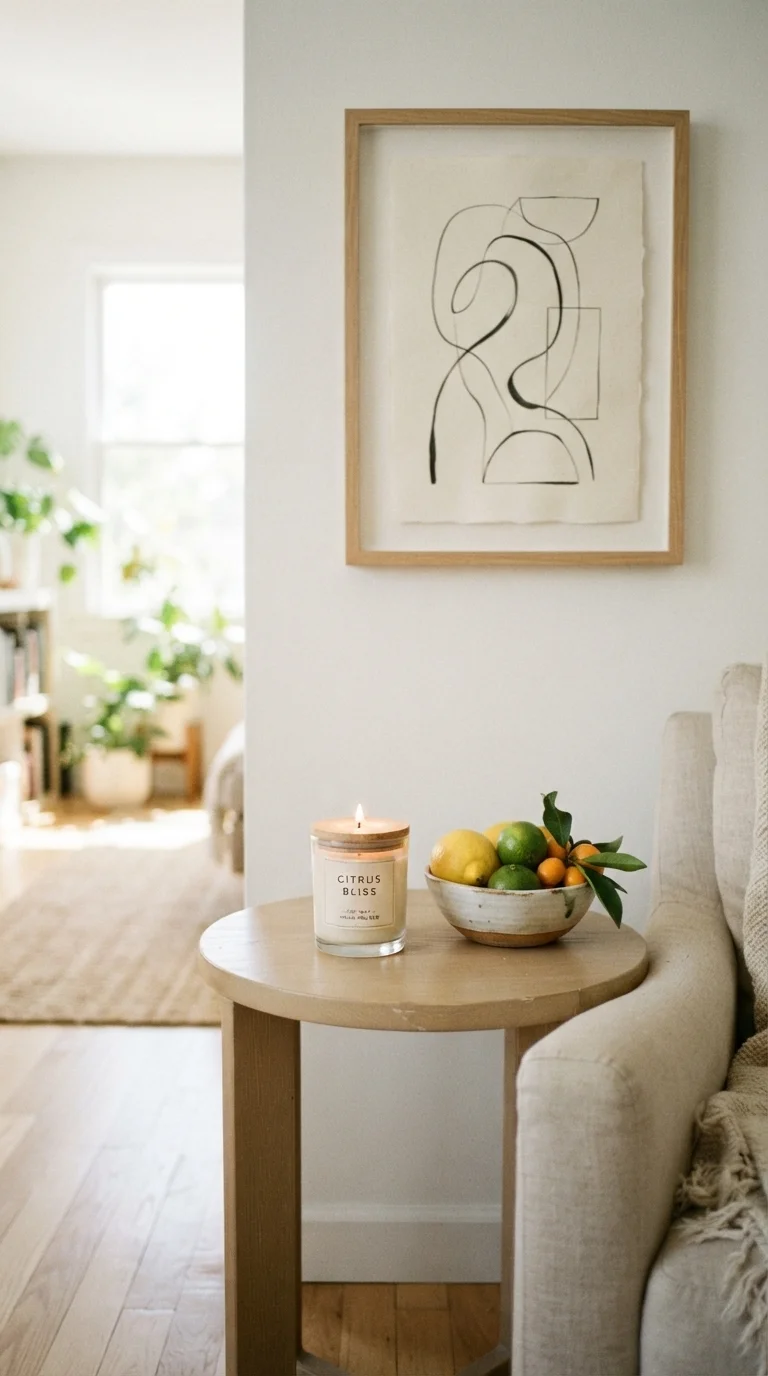 10. Style with Seasonal Fragrance and Art