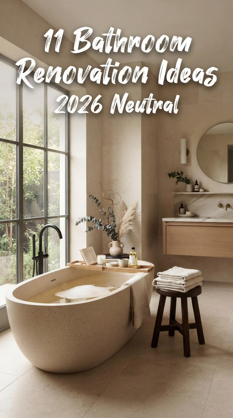 11 Bathroom Renovation Ideas 2026 Neutral