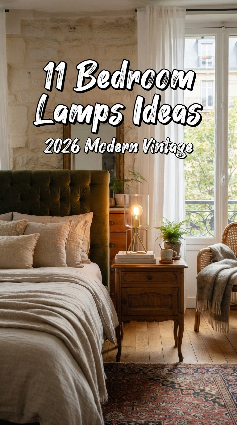 11 Bedroom Lamps Ideas 2026 Modern Vintage