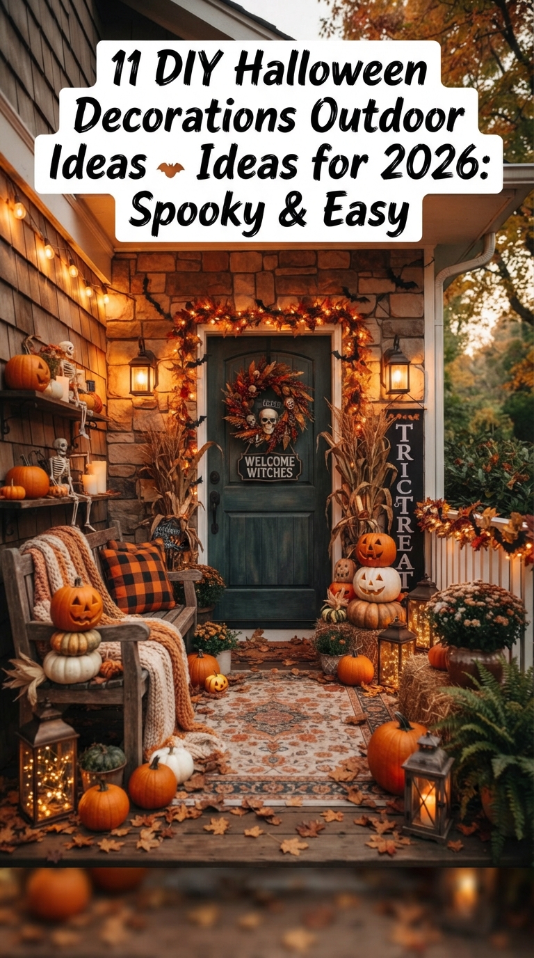 11 DIY Halloween Decorations Outdoor Ideas for 2026: Spooky & Easy