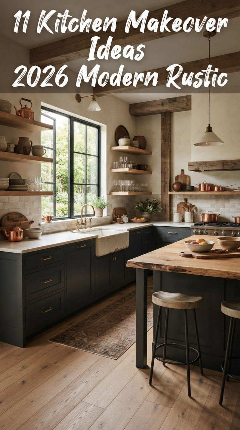 11 Kitchen Makeover Ideas 2026 Modern Rustic