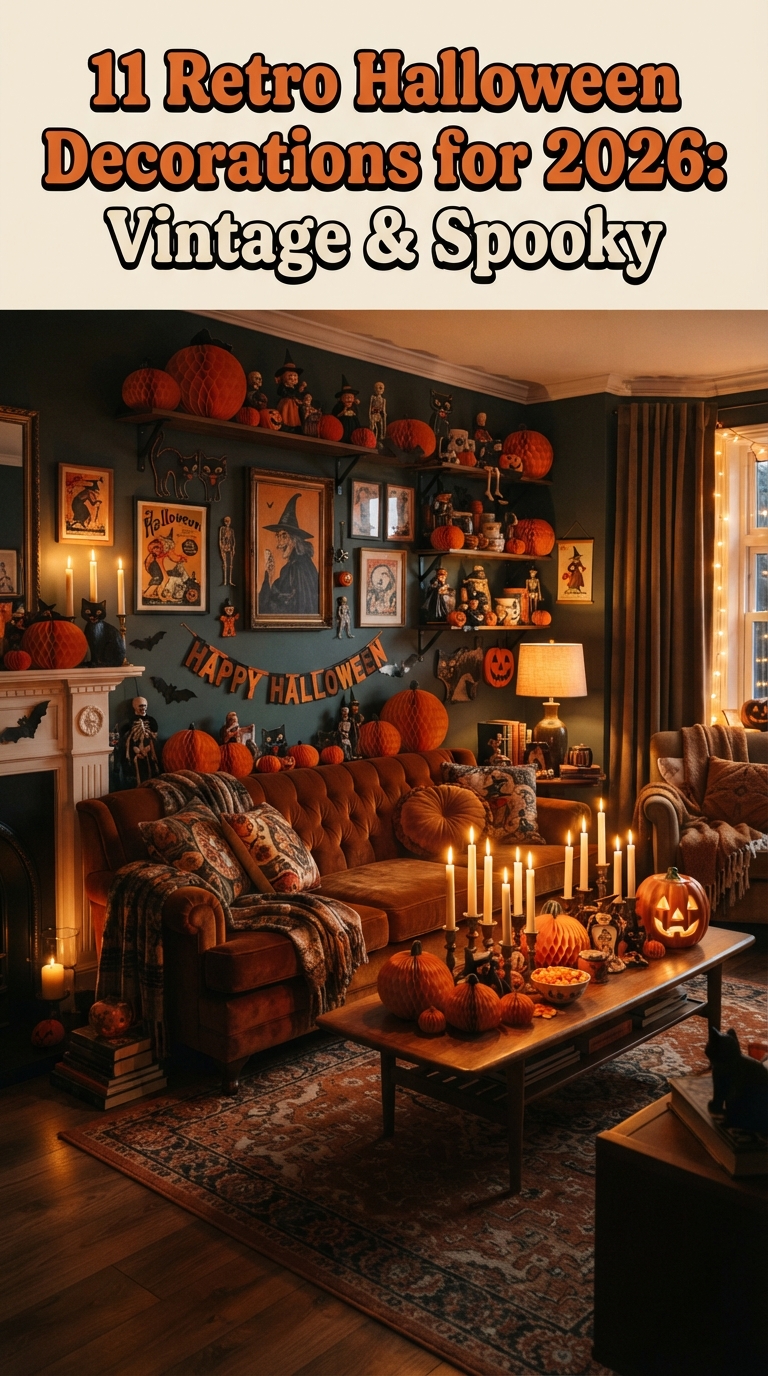 11 Retro Halloween Decorations for 2026 Vintage Spooky 1