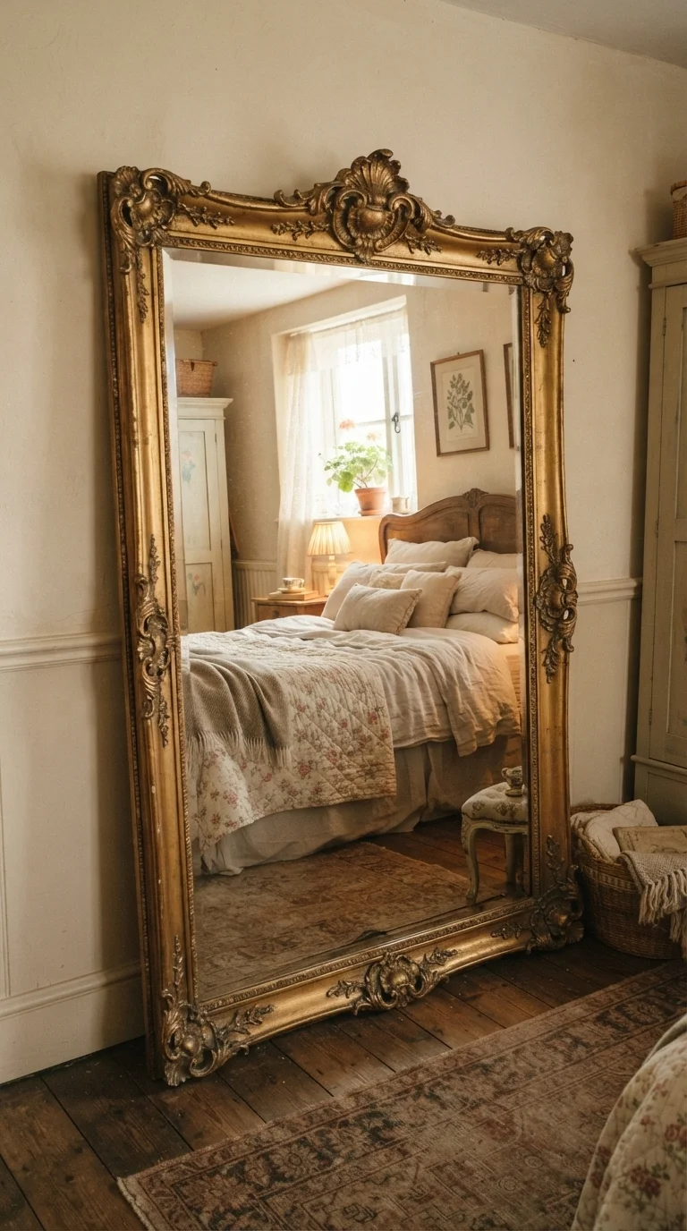 11. Antique Mirrors to Expand Small Spaces