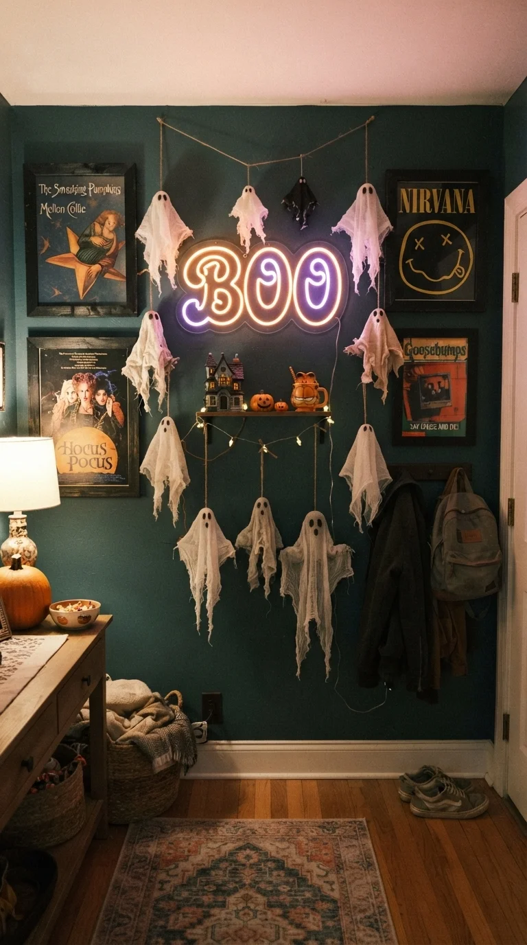 11. DIY Neon Signage for Entryways