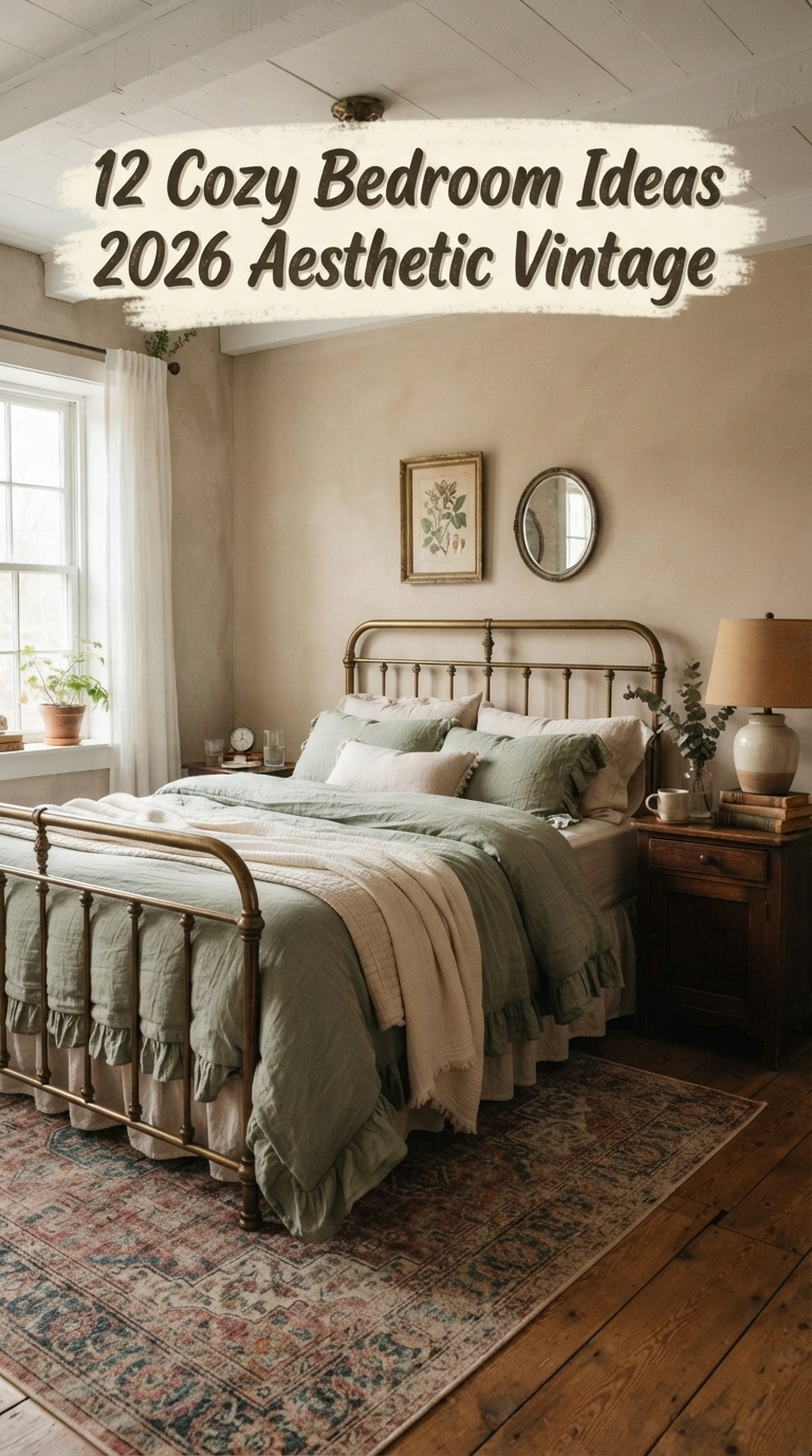 12 Cozy Bedroom Ideas 2026 Aesthetic Vintage