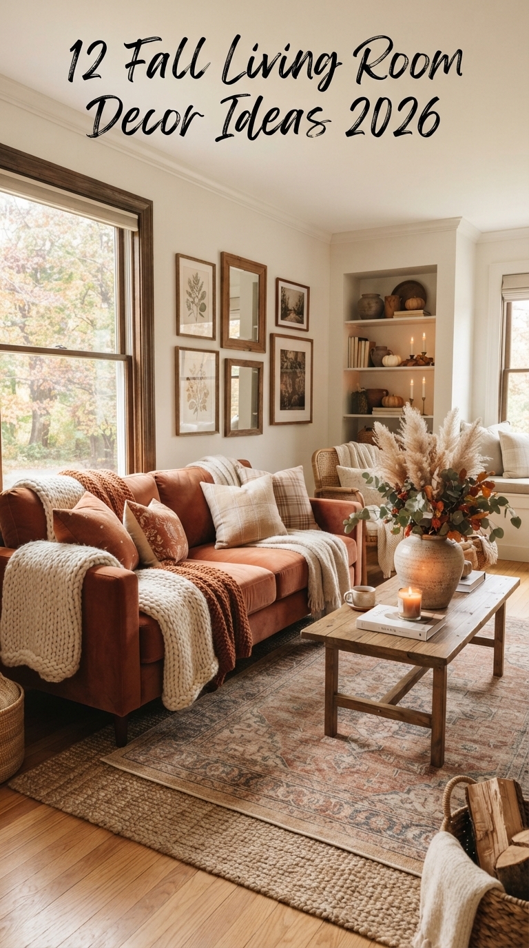 12 Fall Living Room Decor Ideas 2026