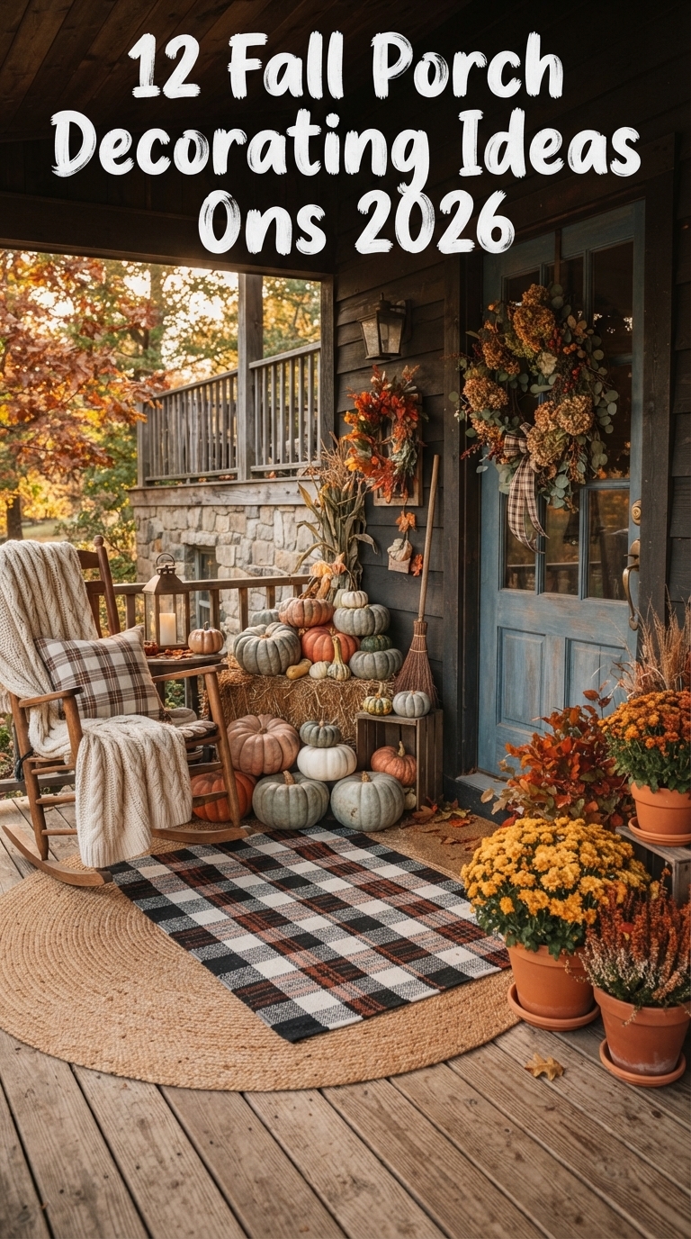 12 Fall Porch Decorating Ideas 2026 for Stunning Autumn Porch Decor