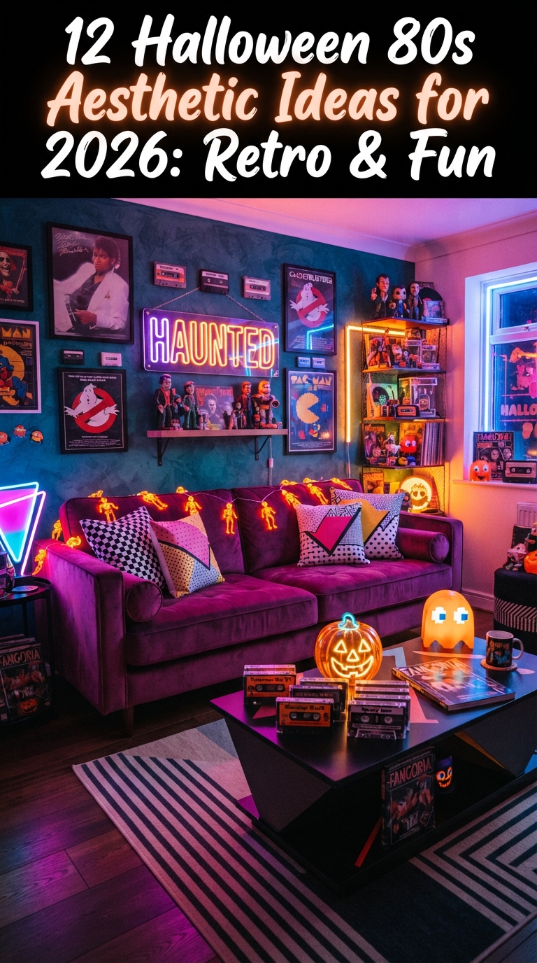 12 Halloween 80s Aesthetic Ideas for 2026: Retro & Fun