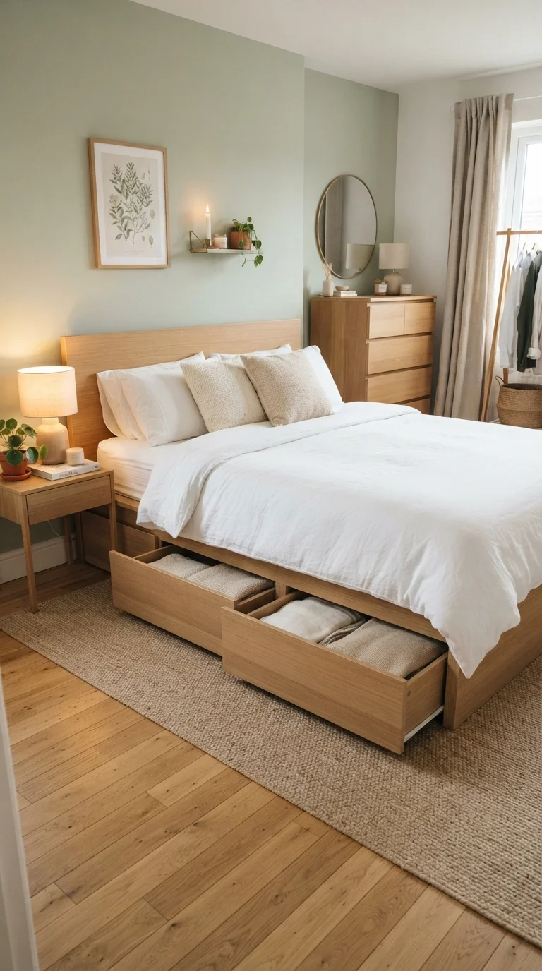 12. Declutter with Hidden Storage