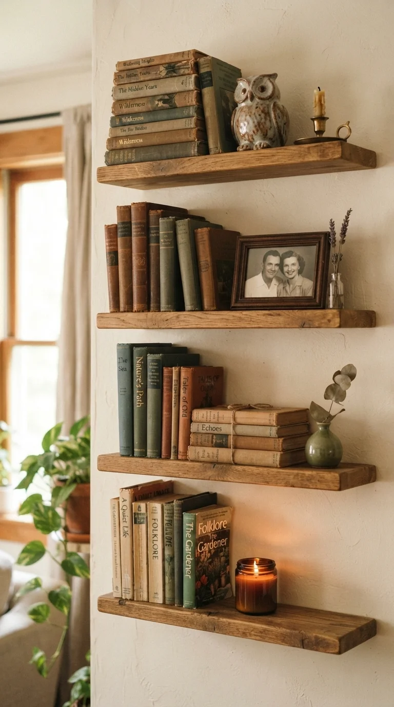 12. Personal Treasures on Open Shelving