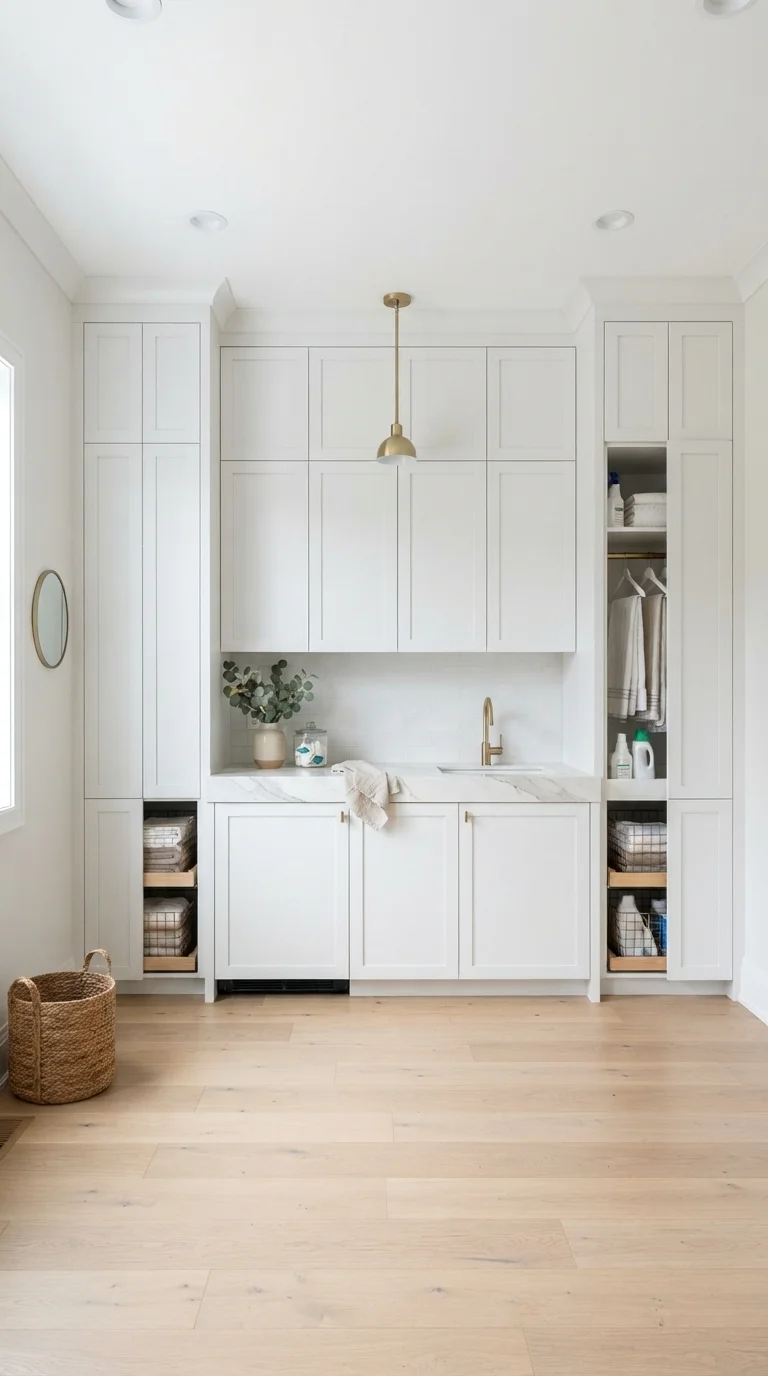 2. Hidden Appliances Behind Custom Cabinetry